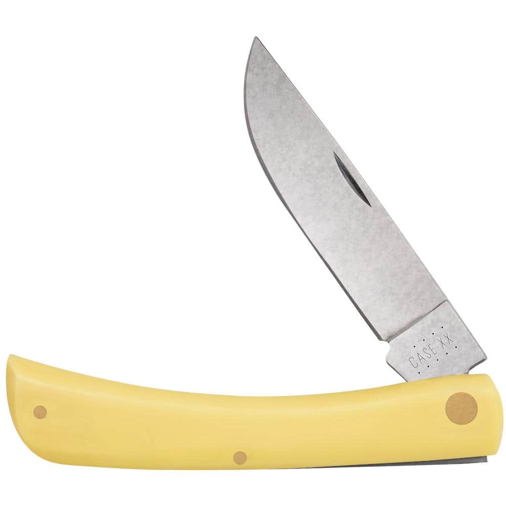 W. R. Case & Sons Cutlery Co Smooth Yellow Synthetic CS Sod Buster