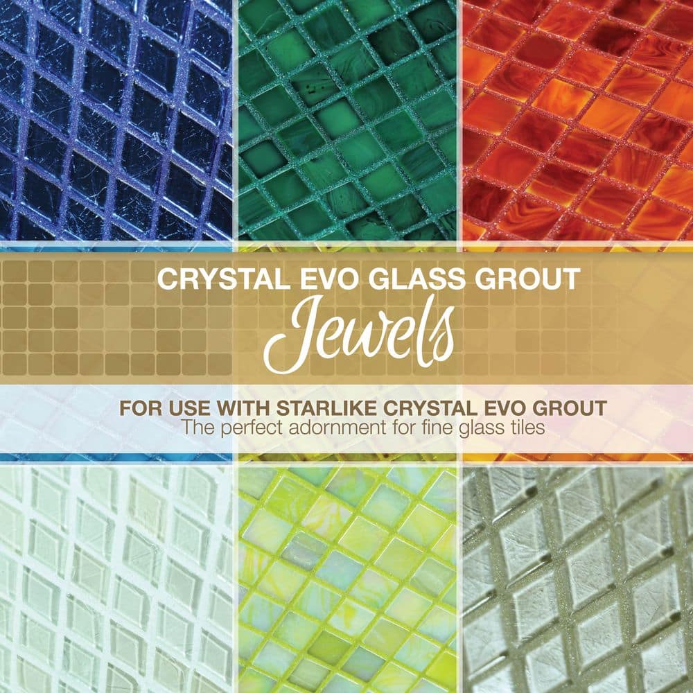 Citrine 75 grams Glass Grout Jewels with Crystal EVO