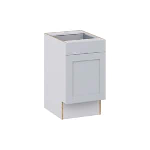 Cumberland Light Gray Shaker Assembled 18 in. W x 32.5 in. W x 23.75 in. D Accessible ADA 1 Drawer Base Kitchen Cabinet