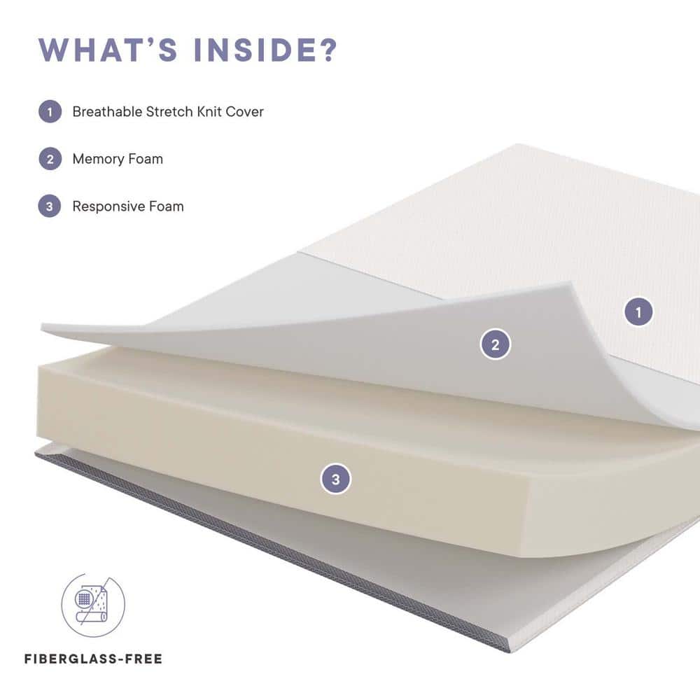 Luxury 8" Gel Memory Foam King Mattress in Quilted Comfort