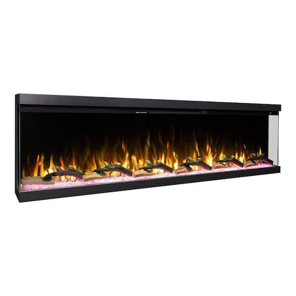 Aerus Skyline 72 in. Multi-Sided 3D Linear Electric Fireplace, 5000 BTU with Multi-Color Flames and Wifi