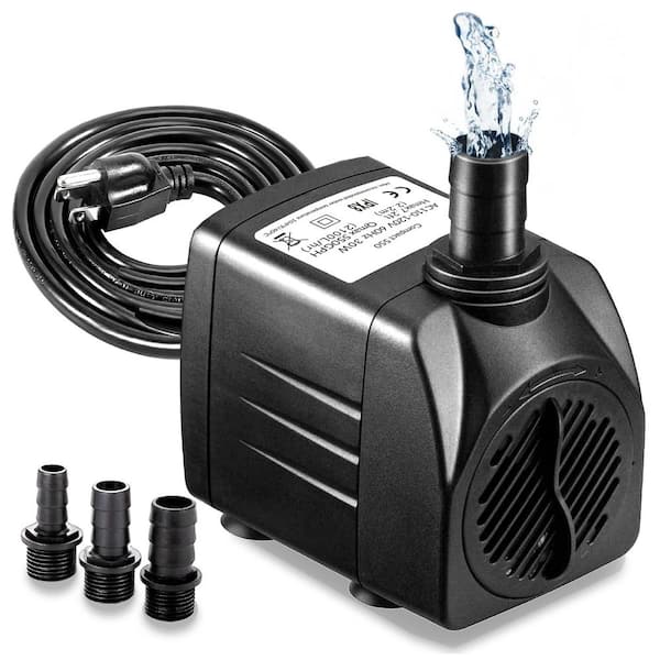 Teamson Home Water Pump -119 GPH PT-707MIX - The Home Depot