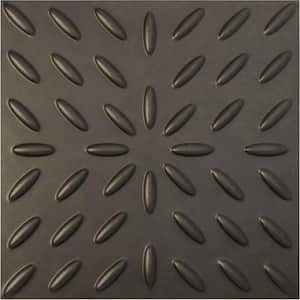 19 5/8 in. x 19 5/8 in. Blaze EnduraWall Decorative 3D Wall Panel, Weathered Steel (12-Pack for 32.04 Sq. Ft.)