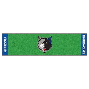 NBA Minnesota Timberwolves 1 ft. 6 in. x 6 ft. Indoor 1-Hole Golf Practice Putting Green