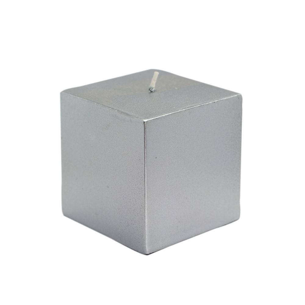 UPC 685024168501 product image for Zest Candle 3 in. x 3 in. Metallic Silver Square Pillar Candles Bulk (12-Case) | upcitemdb.com