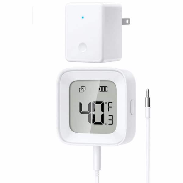 Wireless Digital LCD Refrigerator Freezer Thermometer with App Control and Alarm for Fridge Hot Tub