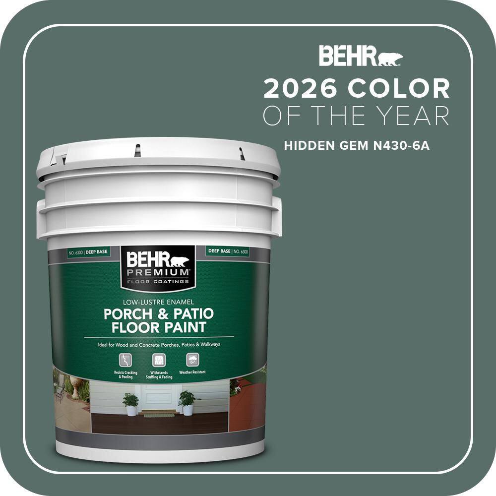 5 gal. #N430-6A Hidden Gem Low-Lustre Enamel Interior/Exterior Porch and Patio Floor Paint price history on PriceWatchPro