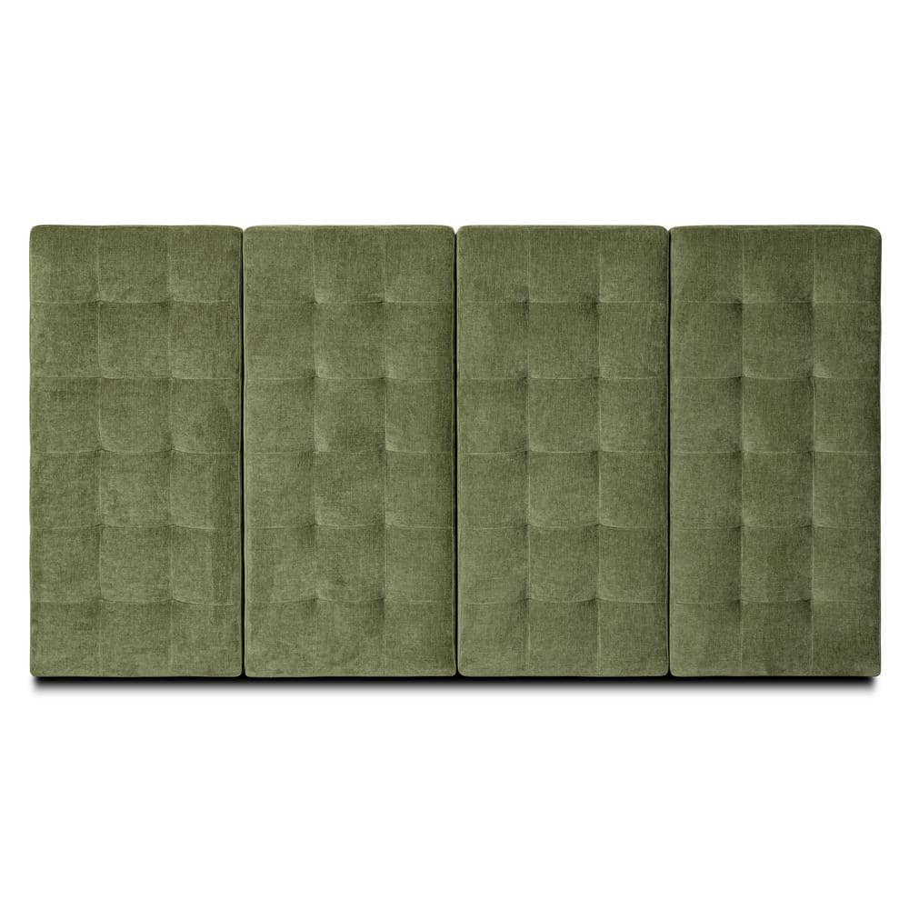 Napa Distressed Green Velvet King Panel Headboard price history on PriceWatchPro