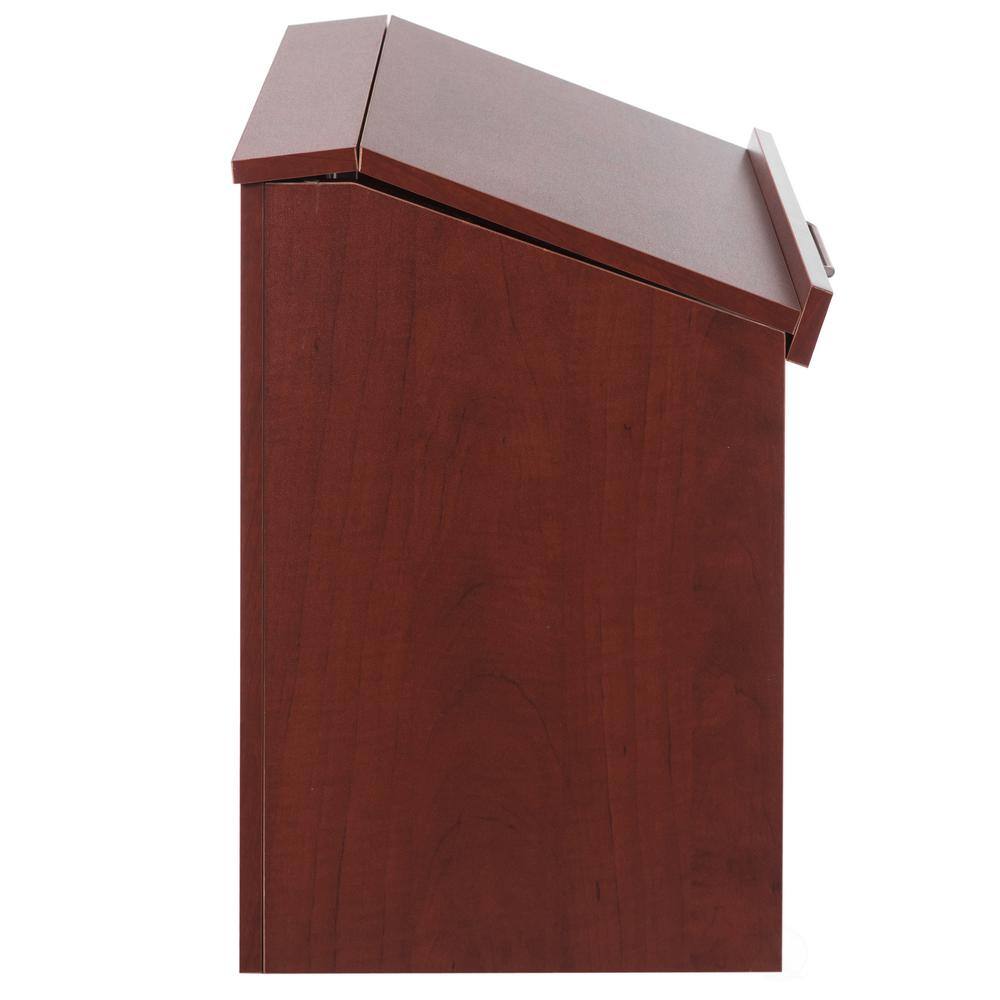 Cherry Foldable Tabletop Portable Lectern for Workspace