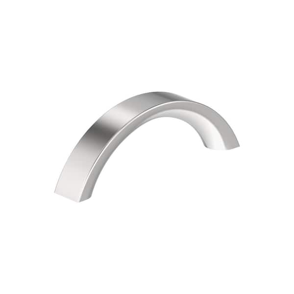 Amerock Parabolic 3 in. Center-to-Center Modern Polished Chrome Arch Cabinet Pull