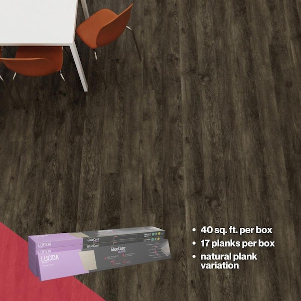 Lucida Surfaces GlueCore Classic Ash Grey 22 MIL x 7.3 in. W Lucida Surfaces GlueCore Classic Ash Grey 22 MIL x 7.3 in. W