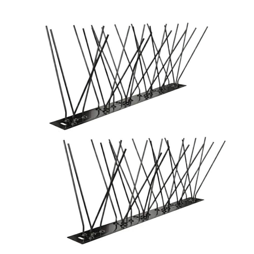 9.84 ft. Black Stainless Steel Bird Spikes, 12-Pack Bird Deterrent Spikes for Keeping Birds Away Bird Scare Devices price history on PriceWatchPro
