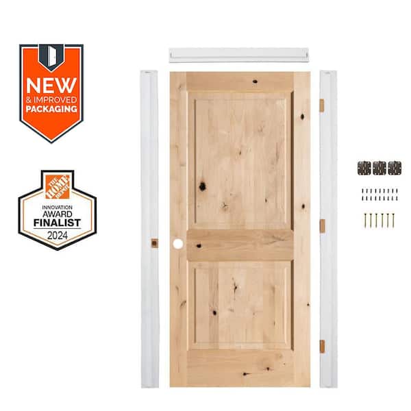 Krosswood Doors Assembly Required 30 in. x 80 in. Shaker 2-Panel