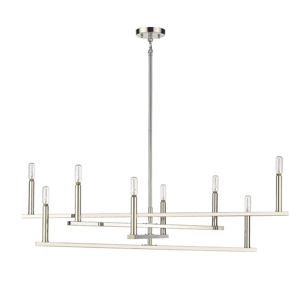 Hale 8-Light Polished Nickel Chandelier price history on PriceWatchPro
