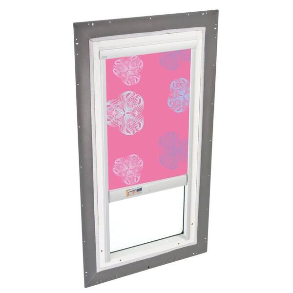 VELUX 22-1/2 x 46-1/2 in. Fixed Pan-Flashed Skylight Tempered LowE3 Glass Solar-Powered Blackout Blind-DISCONTINUED