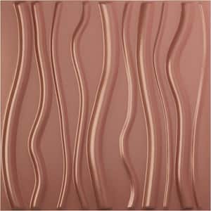 19 5/8 in. x 19 5/8 in. Jackson EnduraWall Decorative 3D Wall Panel, Champagne Pink (12-Pack for 32.04 Sq. Ft.)