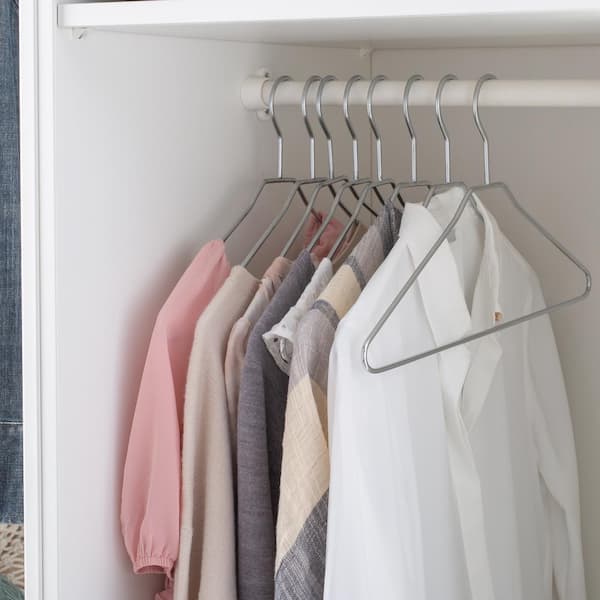 Slim-Line Platinum Shirt/Pant Hangers - Closet Hanger Factory
