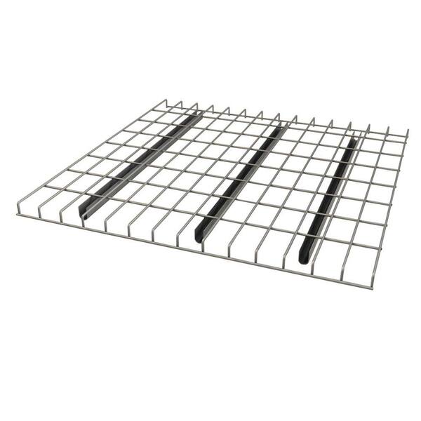 Sandusky 1.5 in. H x 46 in. W x 42 in. D Pallet Rack Chrome Wire Deck Shelving