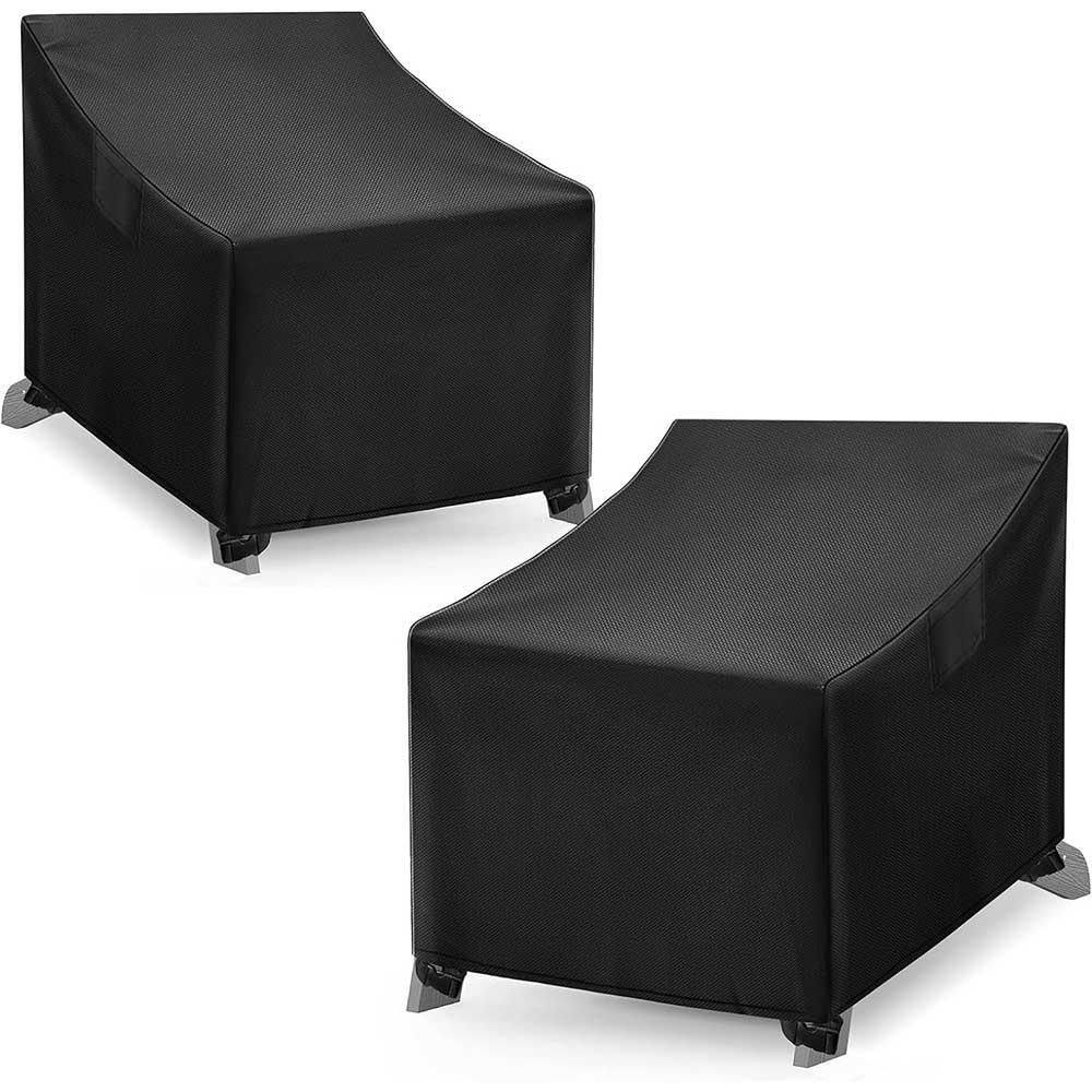 32 in. x 34 in. x 36 in. Outdoor Chair Covers, Waterproof Heavy Duty, 2-Pac