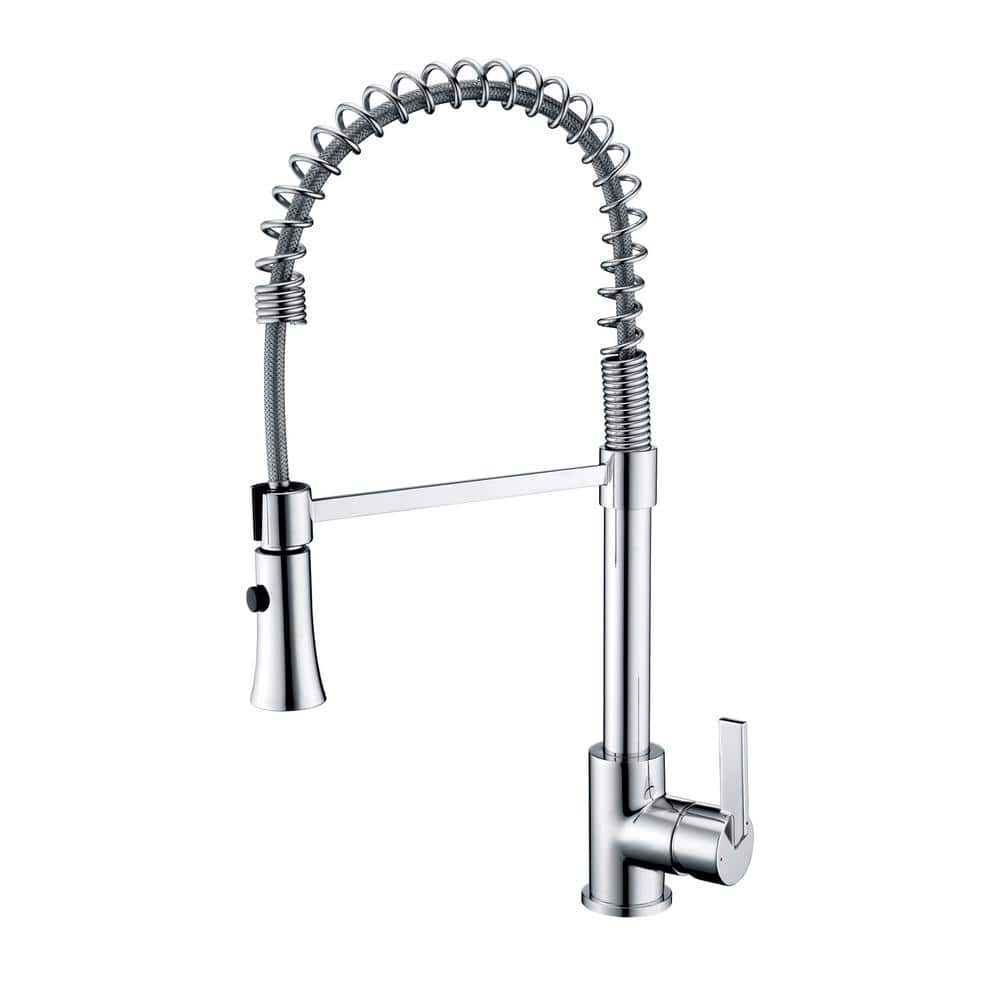 Luxier Single-handle Pull-down Sprayer Kitchen Faucet With 2-function 