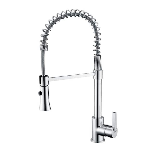 LUXIER Single-Handle Pull-Down Sprayer Kitchen Faucet with 2-Function ...