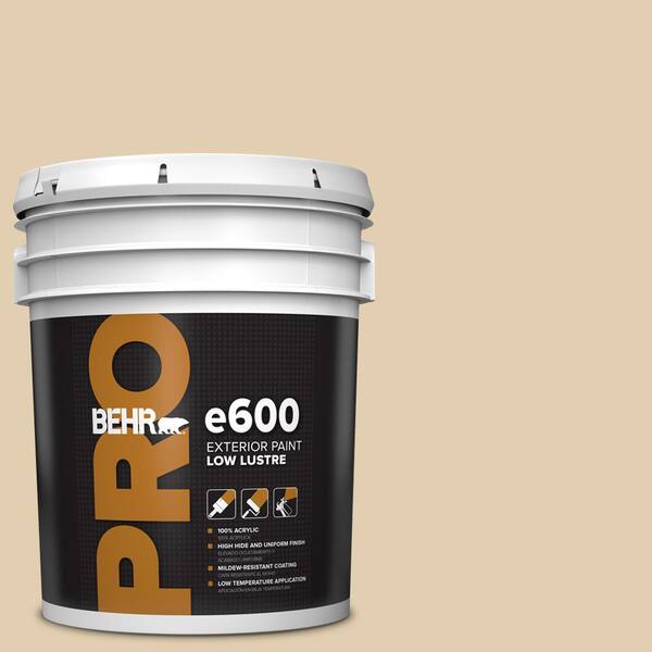 BEHR PRO 5 gal. #HDC-AC-09 Concord Buff Low Luster Exterior Paint