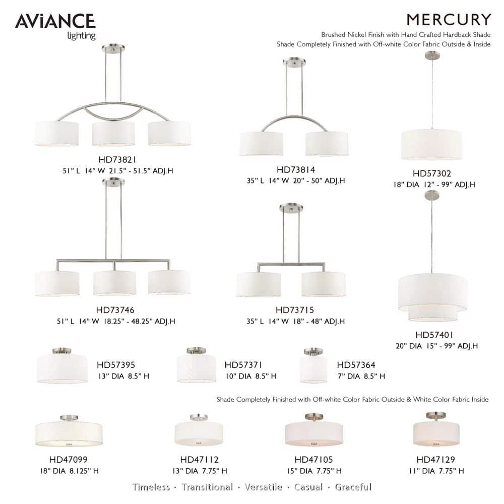 Modern Brushed Nickel Indoor/Outdoor Drum Ceiling Light with Off-White Shade