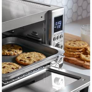 6-Slice Stainless Steel Convection Toaster Oven with Quartz Heating Element and 7 Cook Modes