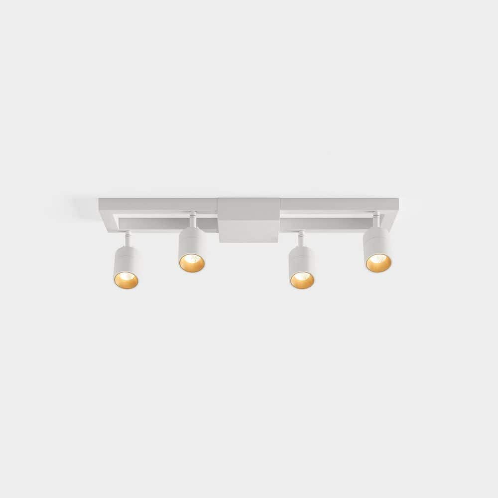 【sora】　CULT Ray Vidalite Shura White 4-Light Square Ceiling Light with Rotatable