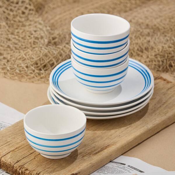 Certified International Dockside 20 fl. oz. Blue Stoneware Ice