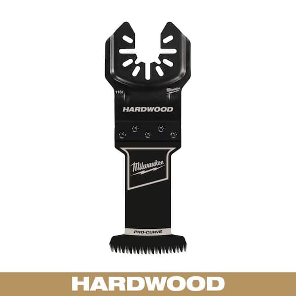 Milwaukee 1-3/8 in. High Carbon Steel Universal Fit Japanese Teeth Hardwood Cutting Multi-Tool Oscillating Blade (1-Pack)