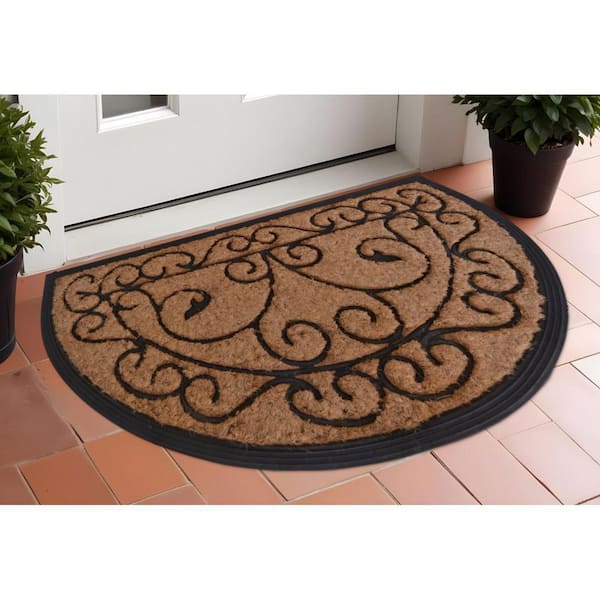 47 in. x 18 in. Coir;Rubber Outdoor Door Mat