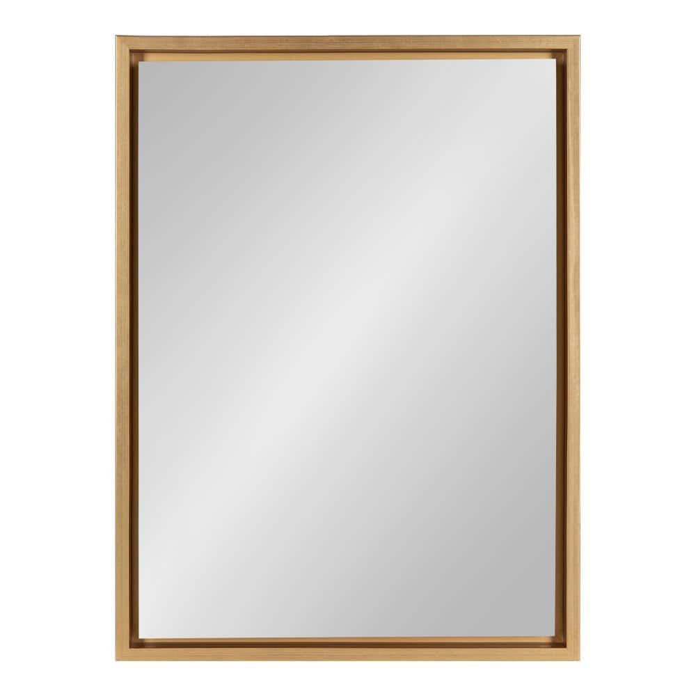 Evans Gold Framed Full Length Rectangular Wall Mirror