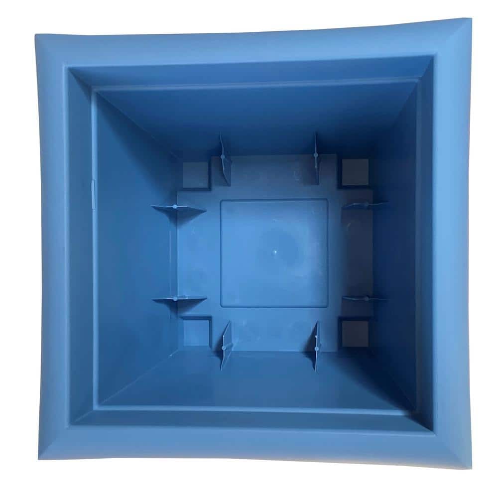 Dayton Ocean Blue 15" Recycled Plastic Planter Box