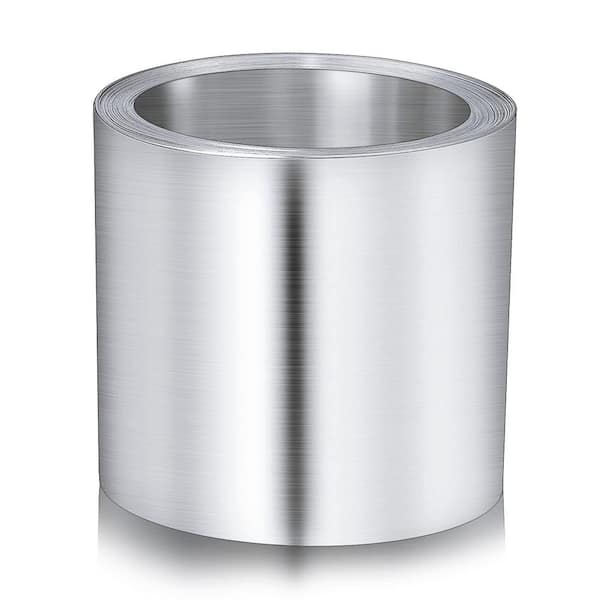 4 in. x 50 ft. Aluminum Roll Flashing for Roof and Garden, Roof Strip for Moss and Mildew Prevention, 1 Pcs