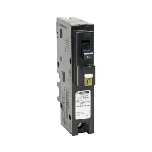Square D HOM115AFI 15 A Miniature Circuit Breaker for sale online