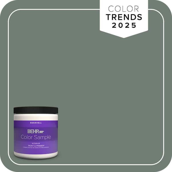 BEHR PREMIUM PLUS 8 oz. #N420-5 Boreal Eggshell Enamel Interior Paint & Primer Color Sample