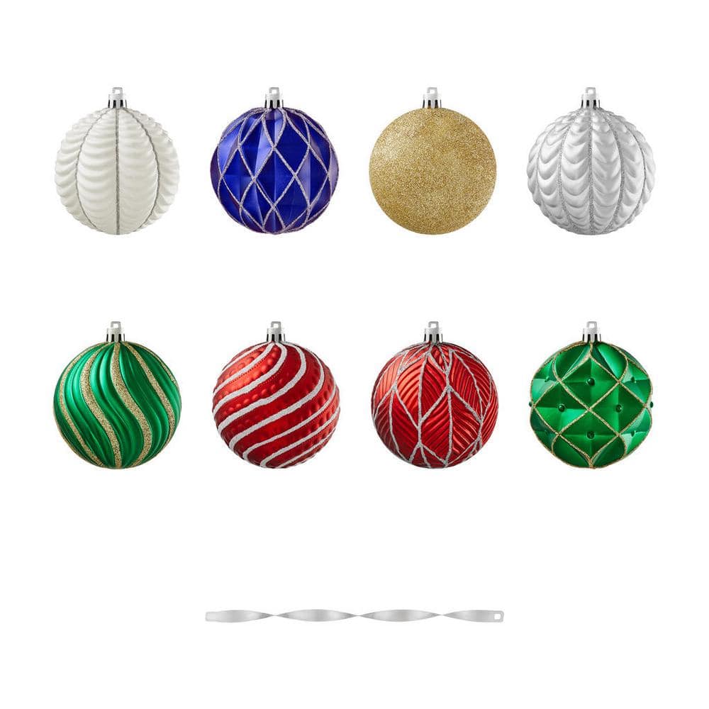 Home Accents Holiday 60 Count Timeless Classics Ornaments 22SU00009 ...