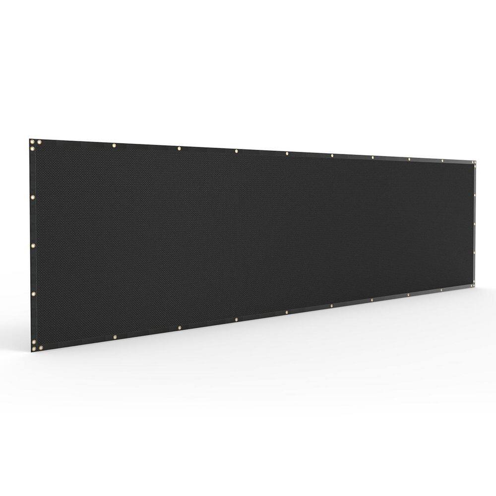 6 ft. x 40 ft. HDPE Privacy Fence Screen with Copper Grommets, 90% UV Blockage, Cable Zip Ties Included, Black price history on PriceWatchPro