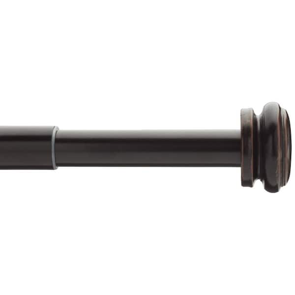Double Curtain Rod In Oil Rubbed Bronze, Home Depot Curtain Rod