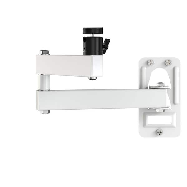 White Universal Porjector Mount Foldable Projector Wall Mount 1/4" Screw, Wall Mount Hanger Rack Stand for Projector