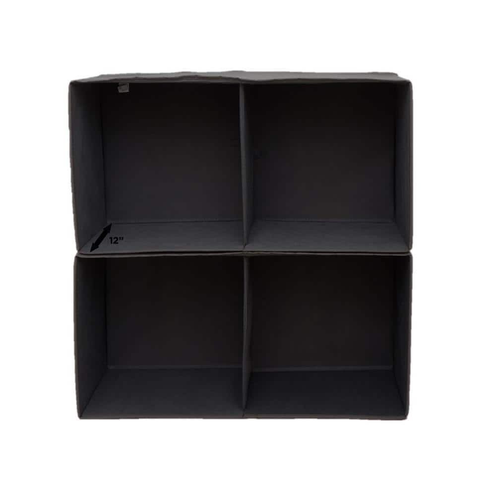 FlipShelf Black 3 Tier Metal Narrow Shelving Unit