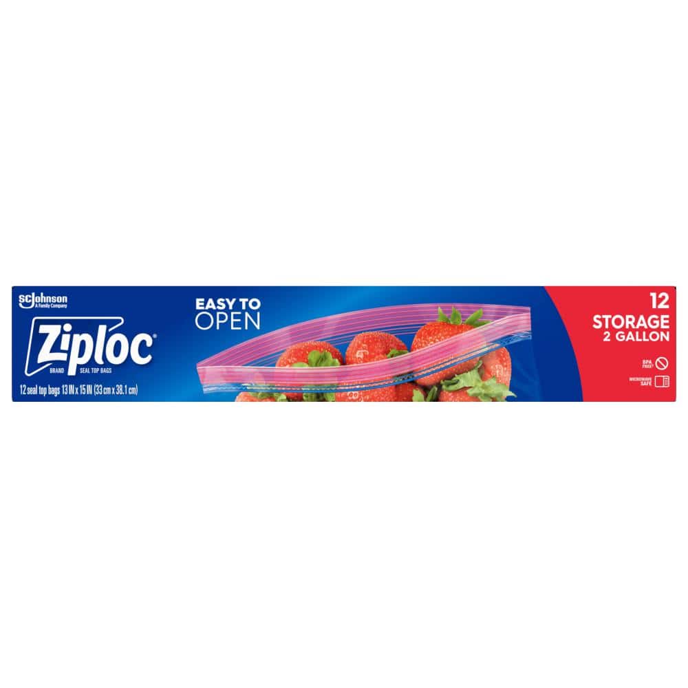 Ziploc 10 gal. Extra Large Plastic Storage Bag 696505 - The Home Depot