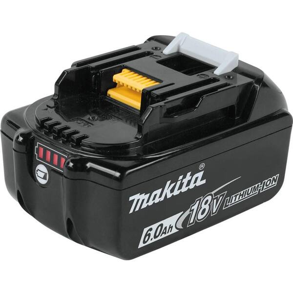 Makita 18V LXT Lithium-Ion 6.0 Ah Battery BL1860B - The Home Depot