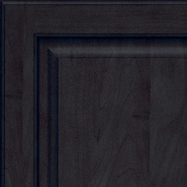 KraftMaid Piermont 7 5/16 in. W x 3/4 in. D x 7 5/16 in. H Quarter Cabinet Door Sample in Slate