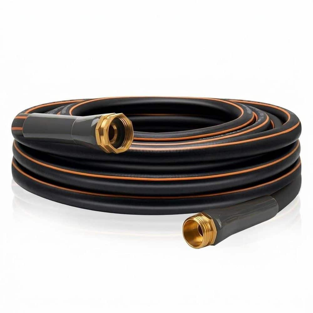 5/8 in. dia. x 25 ft. Heavy-Duty Garden Hose Hybrid Flexible Kink-Resistant Water Hose with Brass Fittings price history on PriceWatchPro