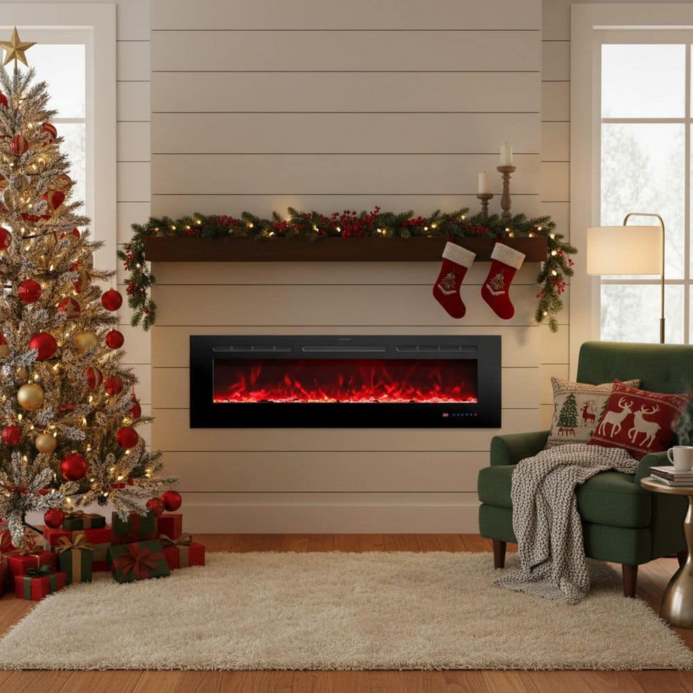 Feel so Free ウインドチャイム Clihome Flame 60 in. Wall-Mounted or Insert Automatic Constant