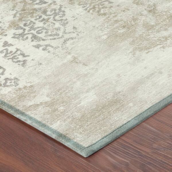 Chantille Machine Washable Indoor/Outdoor Abstract ACN2788 Ivory 3 ft. x 4 ft. Area Rug