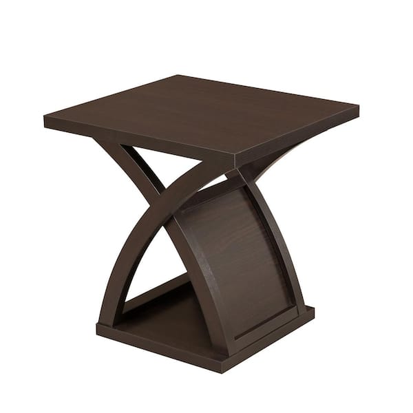 Furniture of America Luxor Espresso End Table