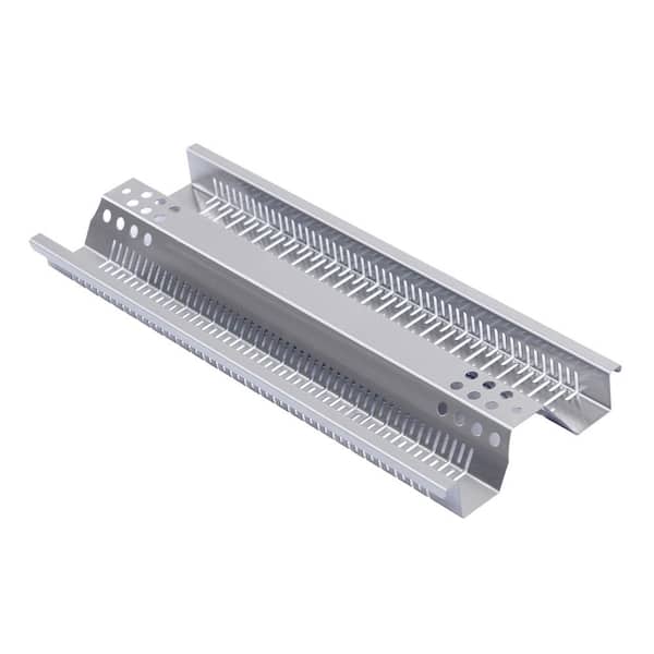 6-Burner Stainless Steel Charcoal Smoker Tray (2-Pack)